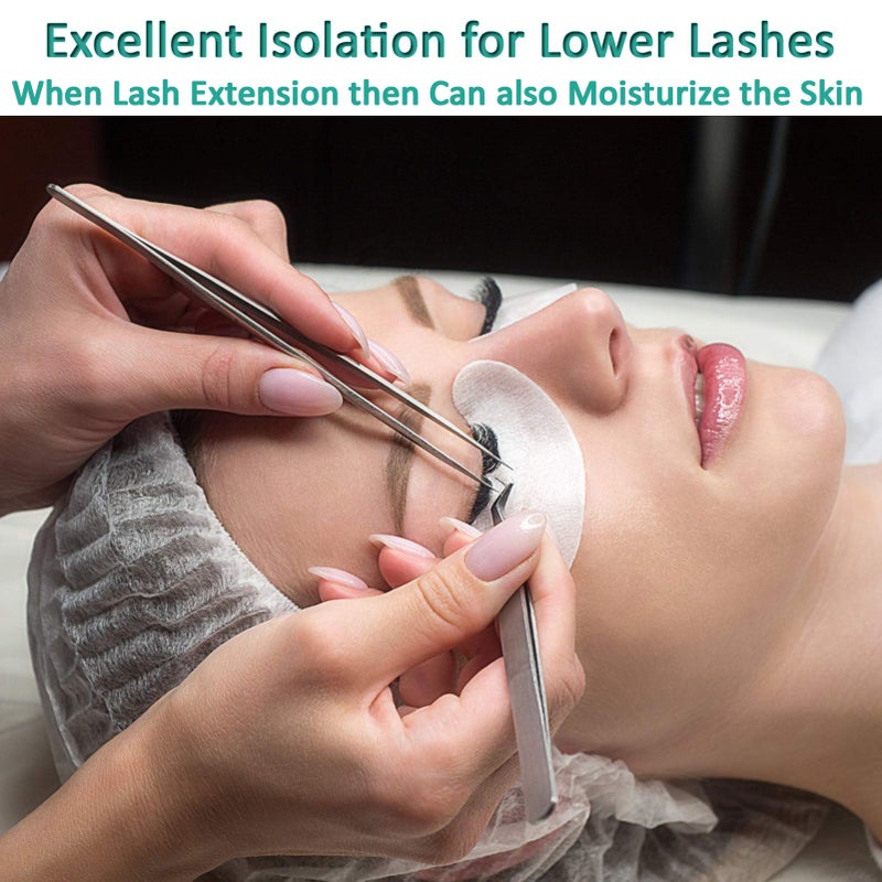 INKEL 50 Pairs Under Eye Pads, Eyelash Extension Gel Patches, Lint Free DIY False Lash Extension Beauty Makeup Hydrogel Gel Eye Patches - Image 3