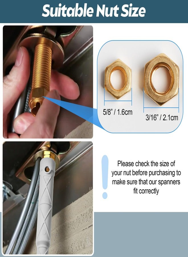Enhon Kitchen Faucet Installation Tools Compatible with Moen 118305 Collection Replacement, Faucet Removal and Install Tool, Faucet Tighten Loose Wrench Tool for Faucet Installation (Plastic,Quality) - Image 3