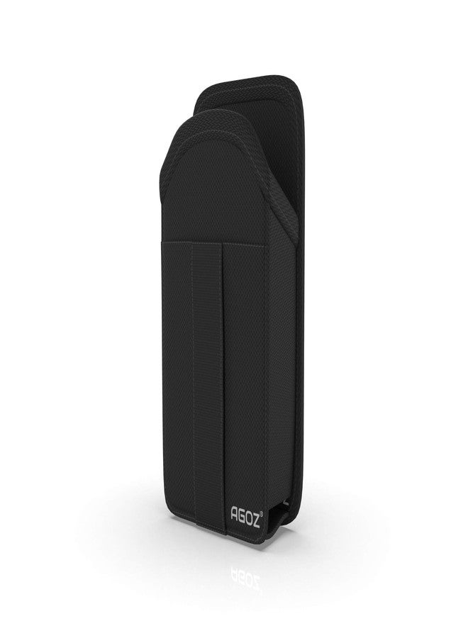 Agoz Carrying Holster For Kyocera DuraXV LTE, DuraXA E4520, DuraXE E4710, DuraXTP E4281, DuraXE Epic E4830, DuraXV Extreme E4810, Kyocera Flip Phone Case Pouch Cover Metal Clip Belt Loops, Card Holder - Image 4