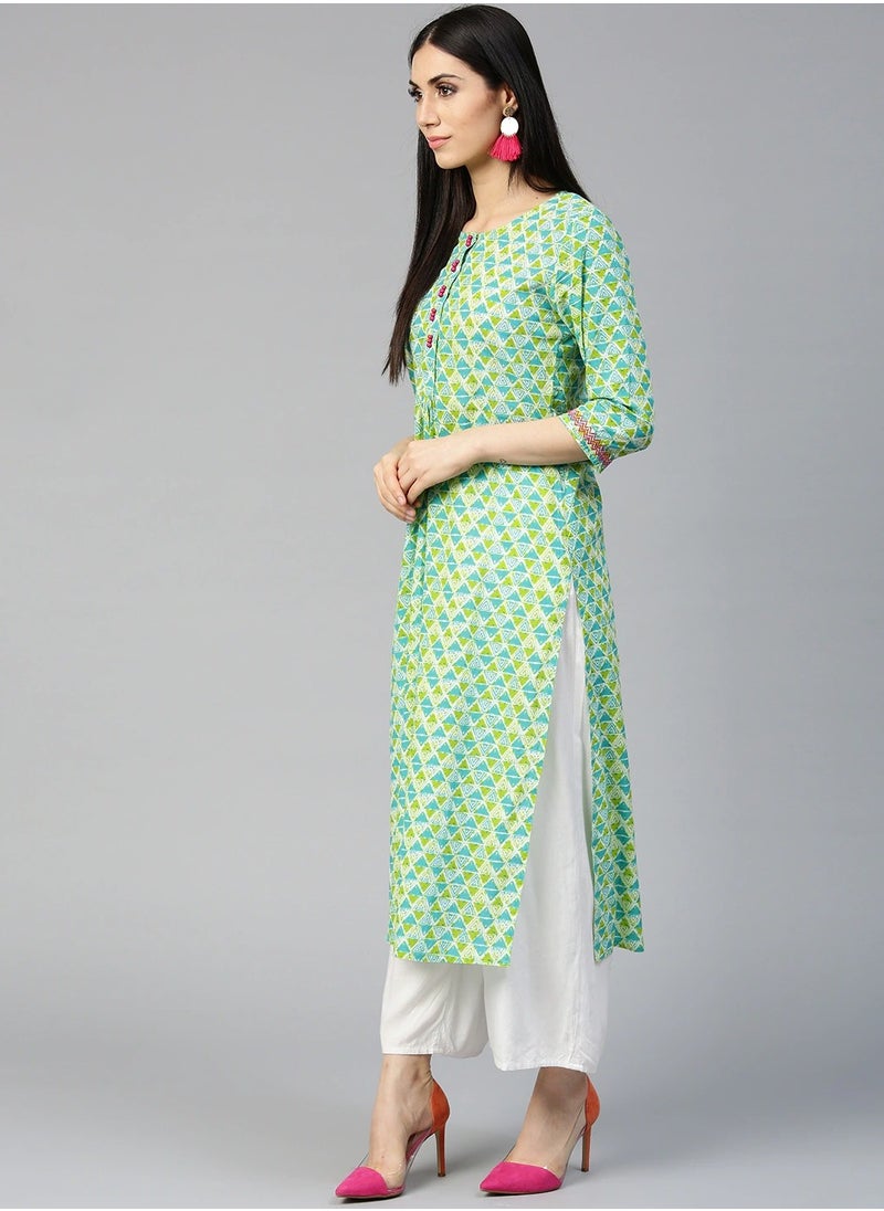 IndHeritage - Indian Premium Cotton Kurti - Image 1