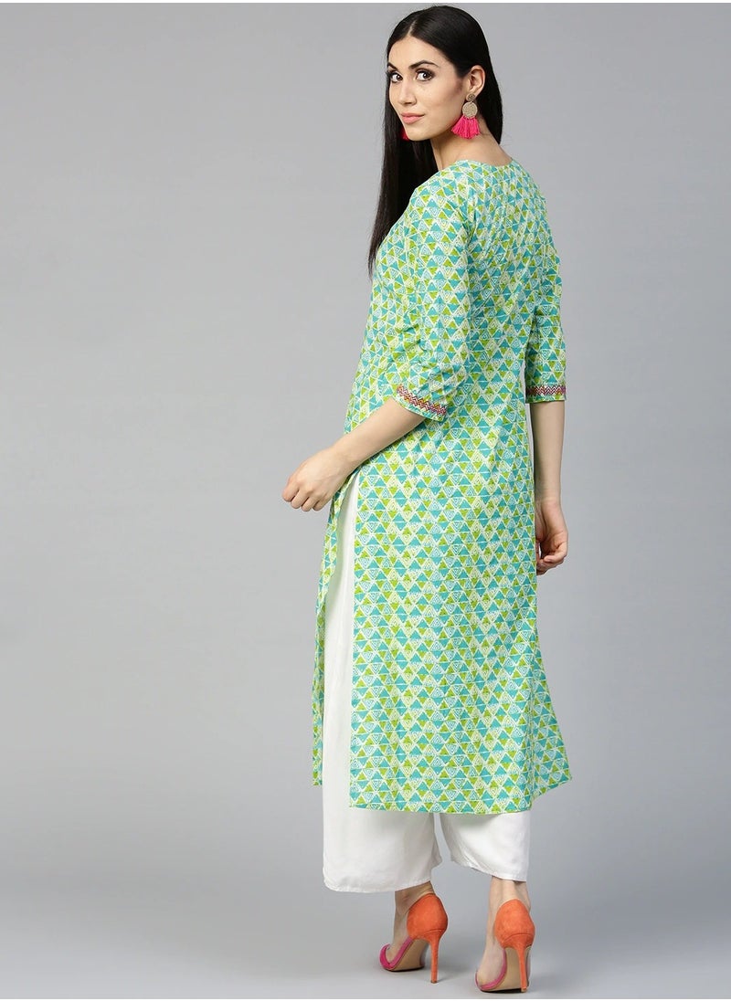IndHeritage - Indian Premium Cotton Kurti - Image 1