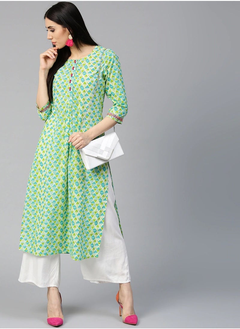 IndHeritage - Indian Premium Cotton Kurti - Image 1