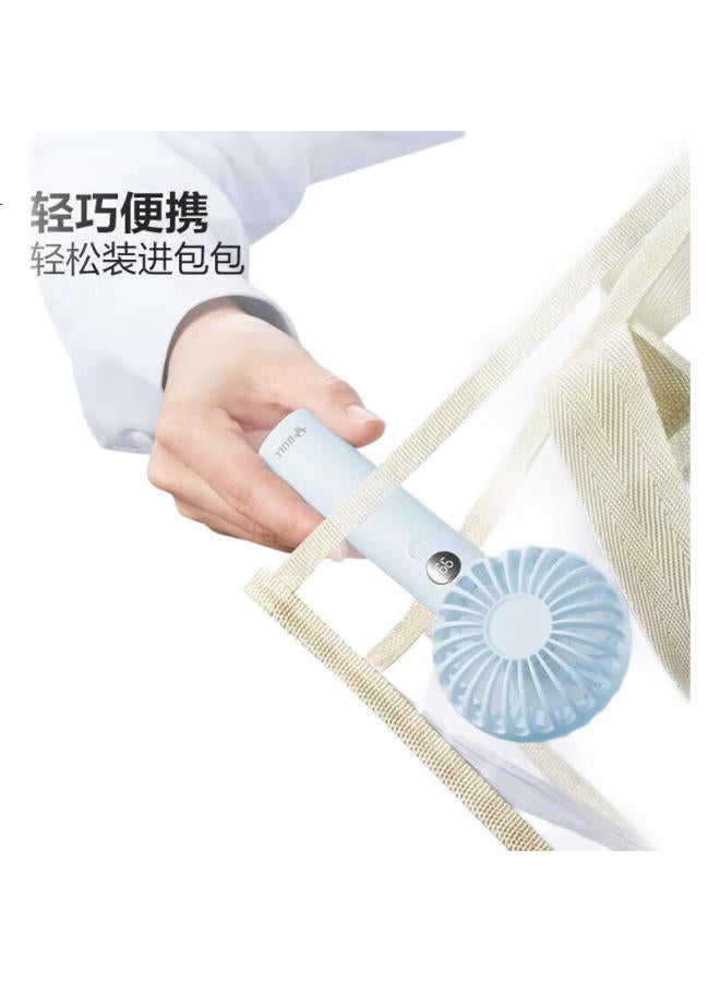 Bull Handheld Mini Fan, 3C Certified, 3-Speed Wind Volume, Portable, 2000Mah Long-Lasting Battery, Quiet, Small Electric Fan With Mesh Cover And Lanyard, Fresh Green - Image 3