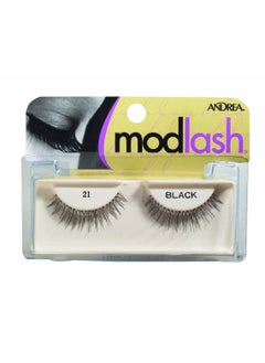 Andrea Andrea Mod Strip Lash Pair Style 21, black (Pack of 4) 