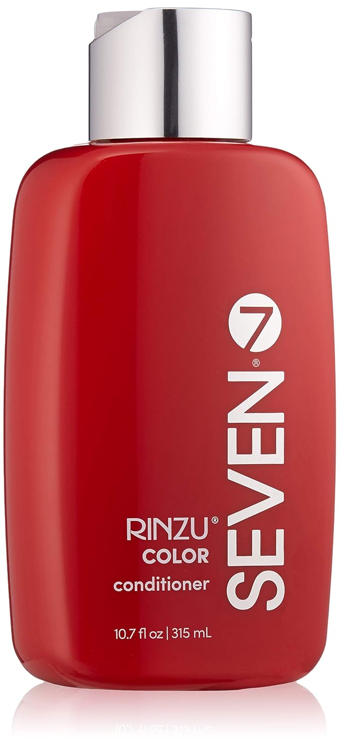 SEVEN Rinzu COLOR Conditioner Hair Care for Color-Treated Hair, Sulfate Free, Moisturizes, Extends Color Retention with Argan Oil, Pro Vitamin B5, Sunflower Seed for Men & Women, Made in USA