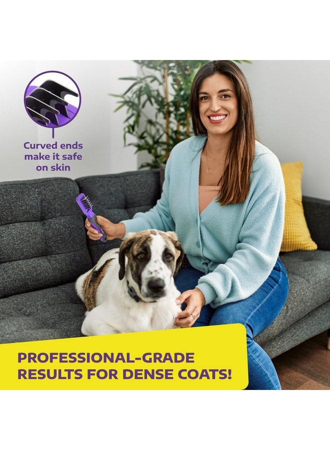 Hertzko Dog Mat Remover - Grooming Comb, Mat Remover for Cats, Dogs, Small Animals - Dematting Tool, Dog Knot Remover Brush for Long Haired Dogs, Short Haired Dogs, and Rabbit Bedding (Small) - Image 5