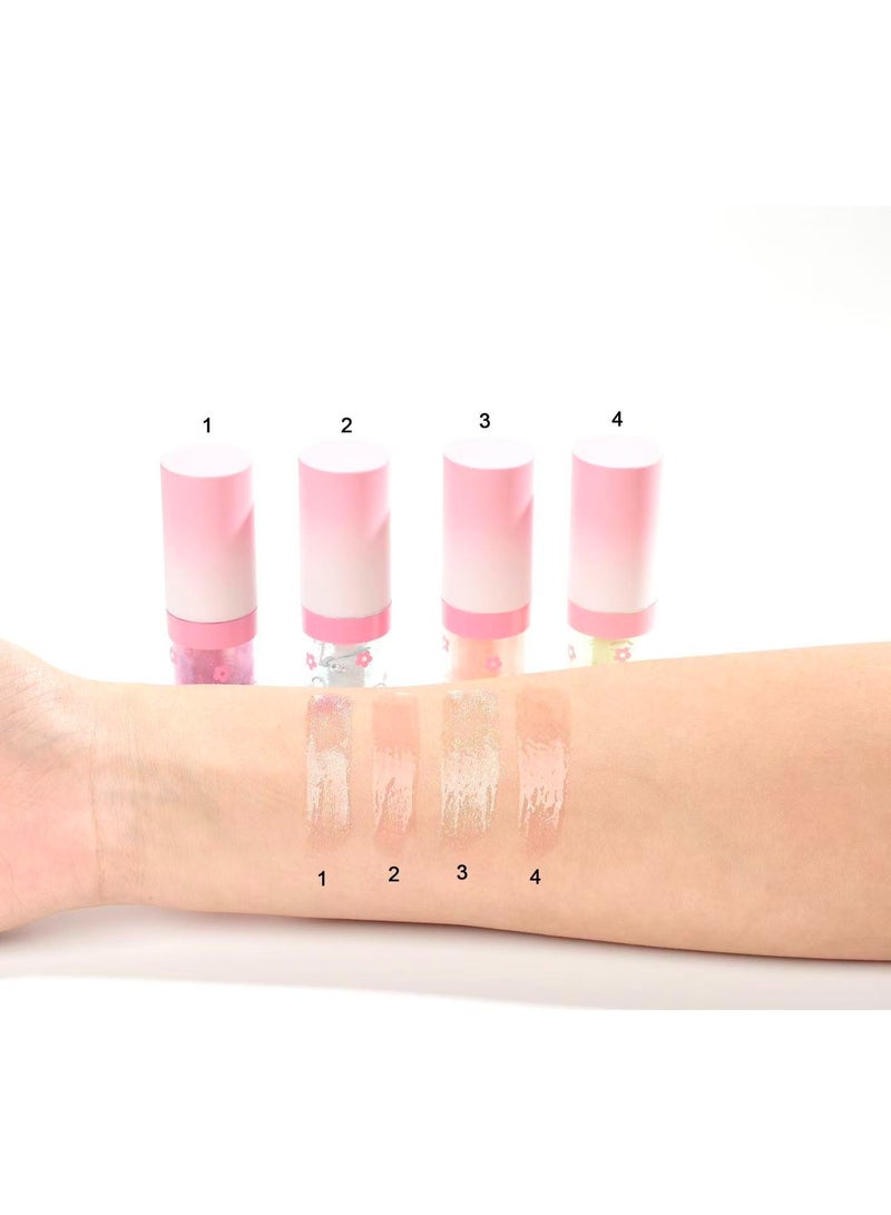 كيفن كوكو مجموعة زيت الشفاه كيفن آند كوكو، 4 قطع، تدوم طويلاً - Image 3