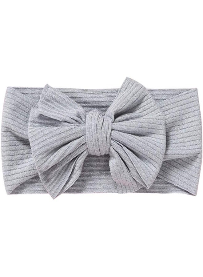 Mookiraer Mookiraer Baby Girls Headbands with Bows Handmade Hair Accessories Stretchy Hairbands for Newborn Infant Toddler Baby Essentials - Image 4