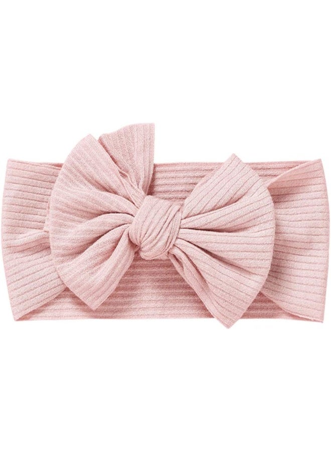 Mookiraer Mookiraer Baby Girls Headbands with Bows Handmade Hair Accessories Stretchy Hairbands for Newborn Infant Toddler Baby Essentials - Image 5