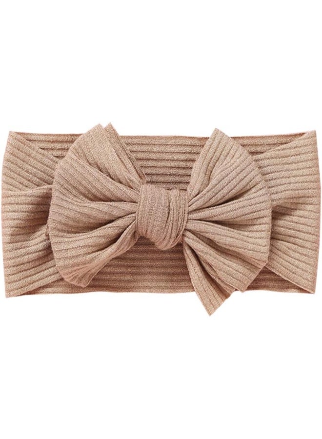 Mookiraer Mookiraer Baby Girls Headbands with Bows Handmade Hair Accessories Stretchy Hairbands for Newborn Infant Toddler Baby Essentials - Image 3