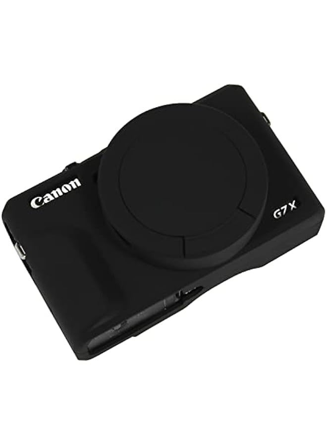 DURKU Case for Canon G7X III G7X mark III G7X3 digital camera, soft silicone case and detachable lens cap for Canon - Image 1