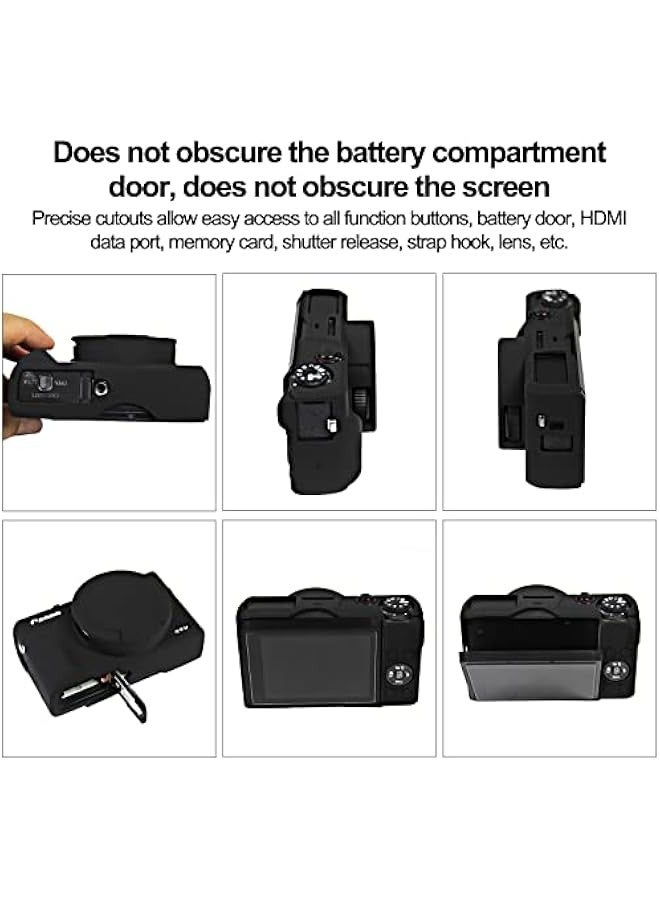 DURKU Case for Canon G7X III G7X mark III G7X3 digital camera, soft silicone case and detachable lens cap for Canon - Image 5