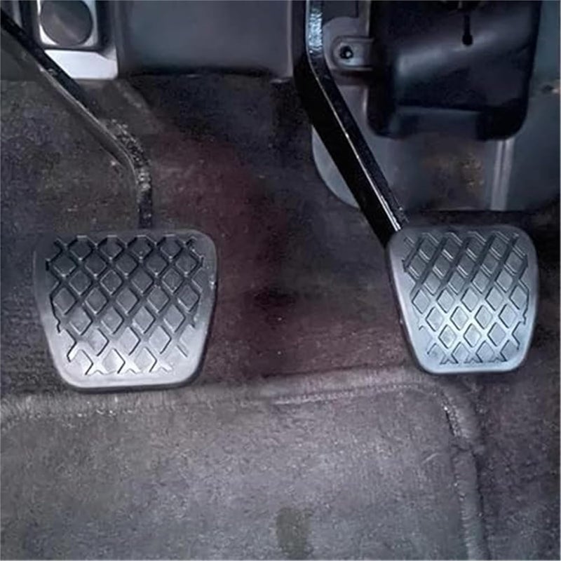 QASULER Rubber Brake Clutch Foot Pedal Pad Cover - Image 3