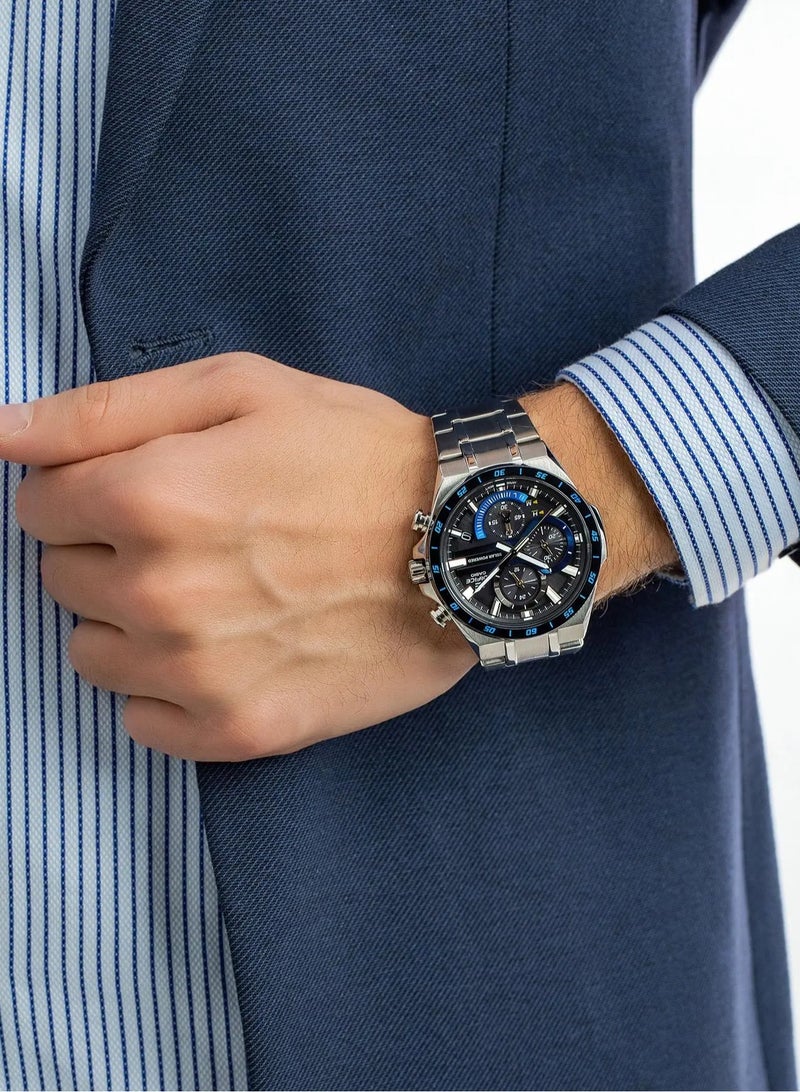 كاسيو EQS-920Db-1Bvudf ساعة أنالوج مينا سوداء للرجال - Image 3