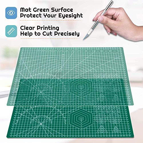 ArtBee A3 Cutting Mat Double Sided 5-Ply Craft Cutting Board for Sewing Crafts Hobby Fabric Precision Scrapbooking Project 12"x18" - Image 4