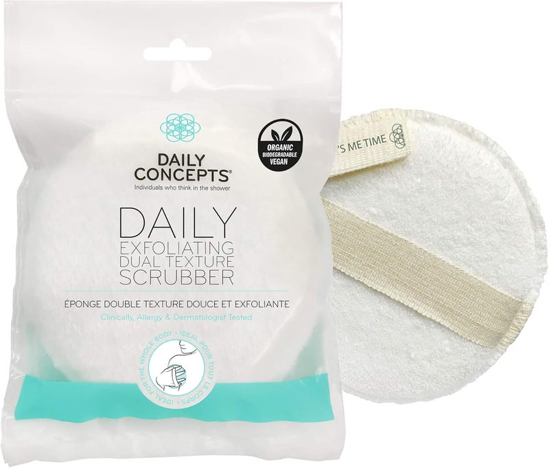 Exfoliating Dual Texture Scrubber  Daily Concepts