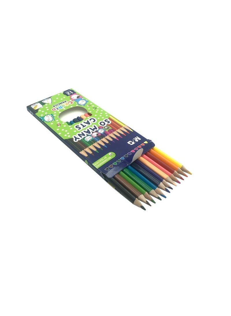M&G M&G Chenguang wooden colors pencil with So Many Cat shape -  No:AWP343A1  - Image 2