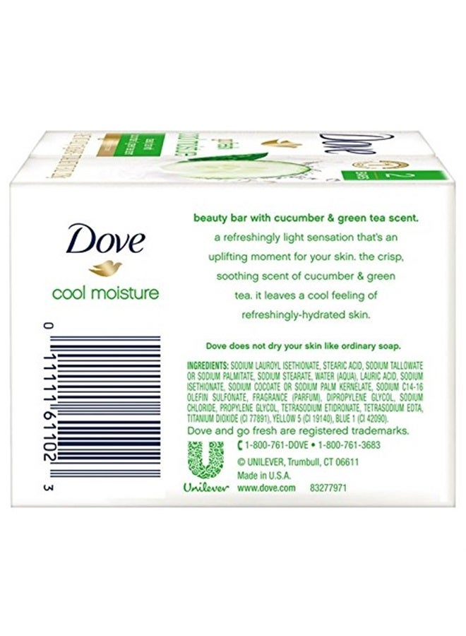 Dove بار الجمال من جو فريش بالخيار والشاي الأخضر 4 أونصات، 2 بار [قرص مضغوط صوتي] أفتا لايف - Image 2