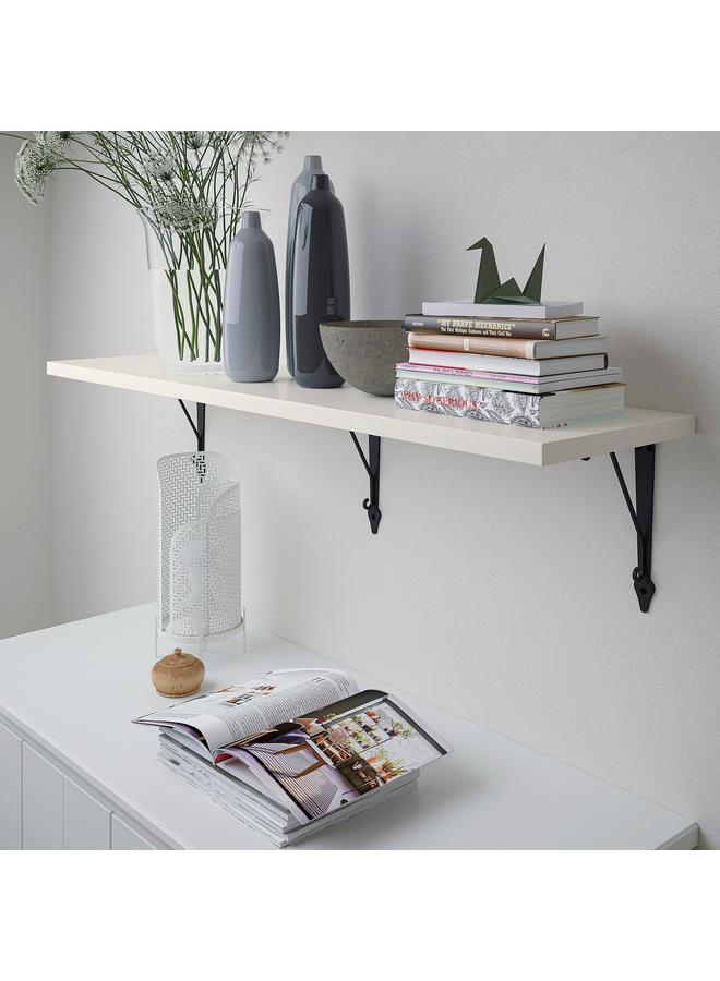 Zaboon Wall Shelf, White/Anthracite, 120X30 Cm - Image 3