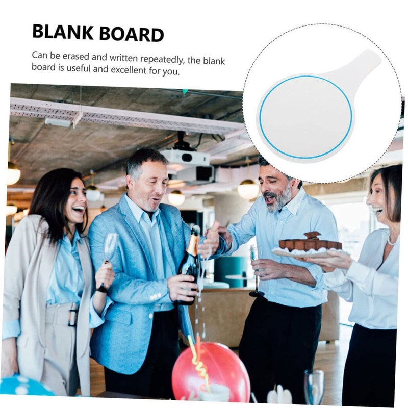 Red 6pcs Erase Answer Single Sided Scoring Board 10 by 5 9 Inches for Classroom Voting - Image 5