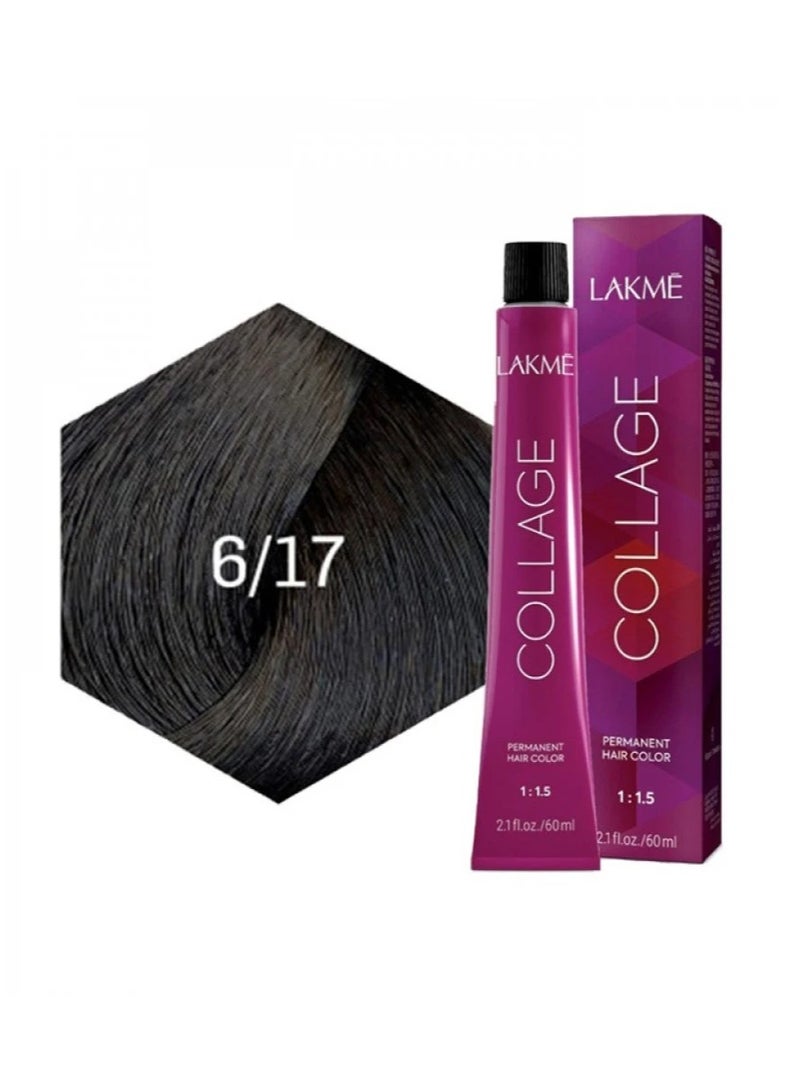 Lakme Collage Permanent Hair Color 6/17