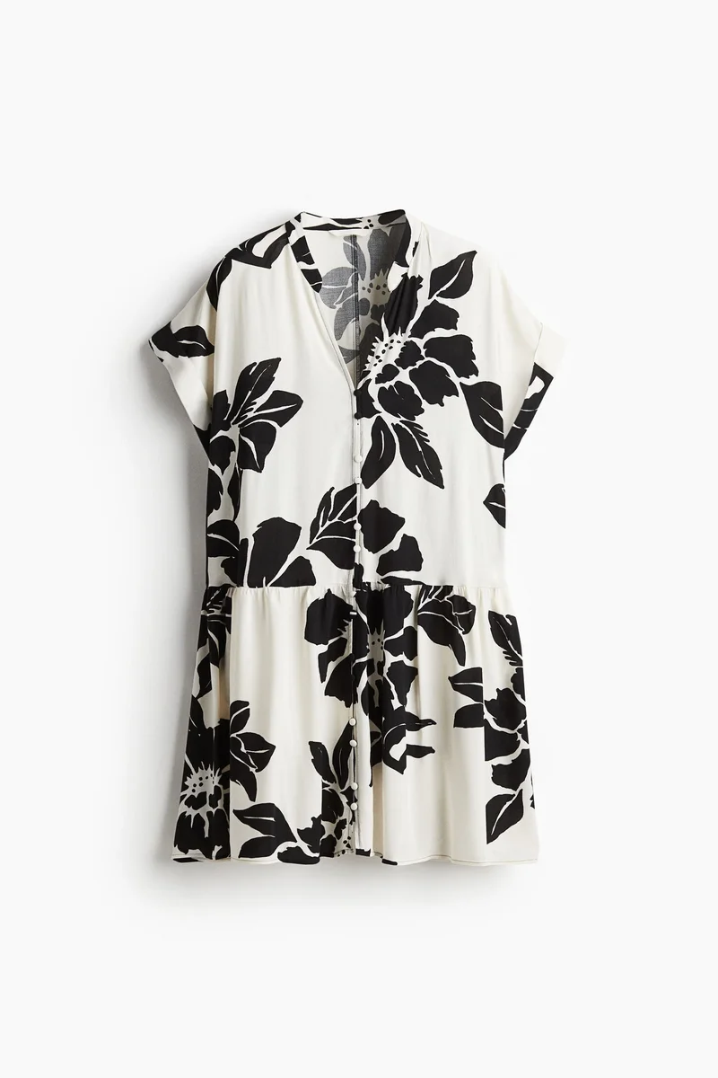 H&M Crinkled tunic dress
