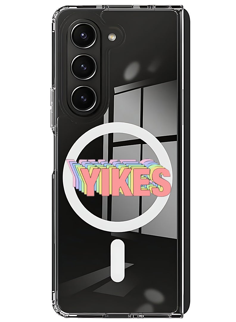 Theodor Magnetic Case for Samsung Galaxy Z Fold 5 Compatible with MagSafe Wireless Charging, Shockproof Phone Bumper Cover Yikkes-01  - Image 1