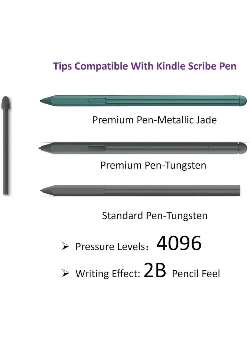 10PCS AMZ Kindle Scribe Pen Tips Replacement, Nibs for Kindle Scribe Premium Pen, Professional Tips for AMZ Kindle Scribe Pen Tips/Nibs Replacement (10PCS Tips) - Image 4