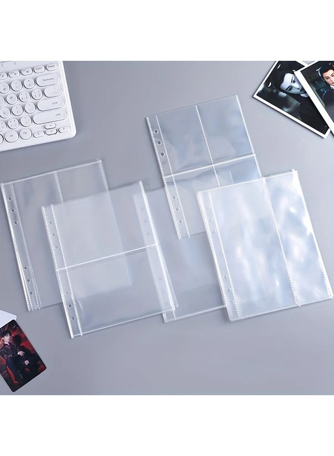 A5 PVC Photo Album Inserts 50 Sheets 4 Grid Pages For Photos Cards Memorabilia - Image 2