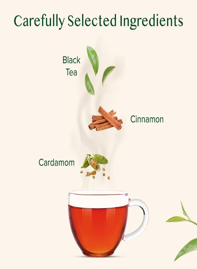 VAHDAM Sweet Cinnamon Chai Tea Bags (100 Count) | 100% Natural Spices | Spiced Masala Chai with Natural Cinnamon | Aromatic & Rich Flavor | Hot or Iced Brew - Image 2