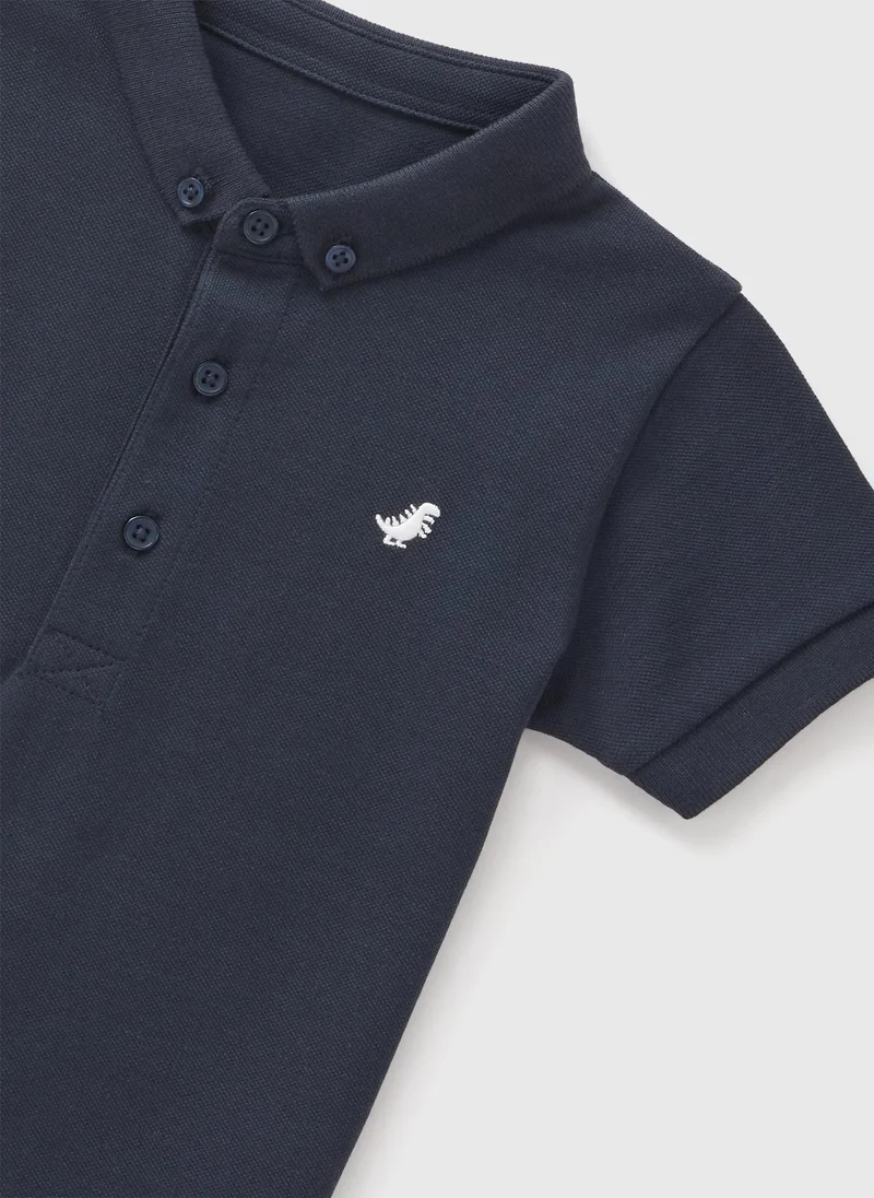 Matalan Boys Navy Polo Top