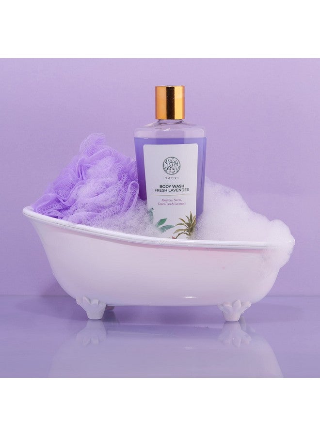 Yahvi Body Wash Fresh Lavender | Refreshing Shower Gel for Men & Women | Hydrating & Moisturizing Facewash, Hair & Body Wash Shower Gel | For Softer & Smoother Skin | Lavender-250 Ml - Image 2
