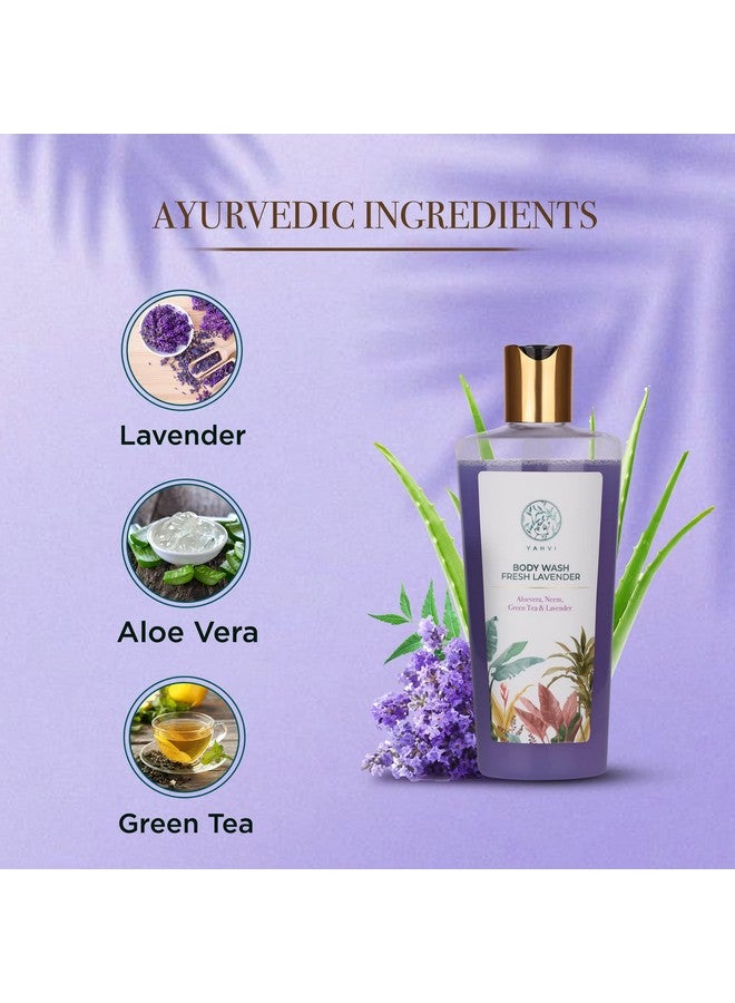 Yahvi Body Wash Fresh Lavender | Refreshing Shower Gel for Men & Women | Hydrating & Moisturizing Facewash, Hair & Body Wash Shower Gel | For Softer & Smoother Skin | Lavender-250 Ml - Image 4