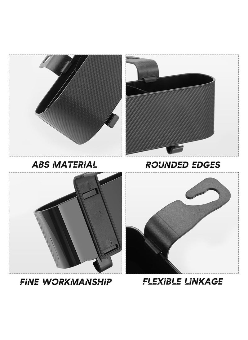 Car Seat Back Organizer Headrest Backseat Organizer with Cup Holder and Hooks