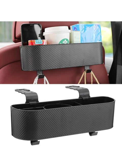 Car Seat Back Organizer Headrest Backseat Organizer with Cup Holder and Hooks