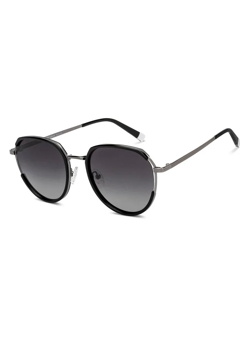 VINCENT CHASE Unisex Polarized Hexagon Sunglasses VC S15763