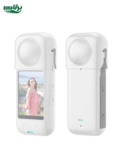 For Insta360 X4 PULUZ Full Body Dust-proof Silicone Protective Case (White)