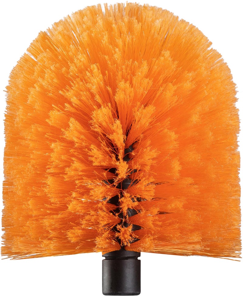 Cobweb Duster Head Brush  Big and Puffy Spider Web Brush for Outdoor  Indoor Web Cleaning  TwistOn Corner Duster Fits Standard Acme Threaded Extension Poles  Best Cobweb Brush Head No Pole