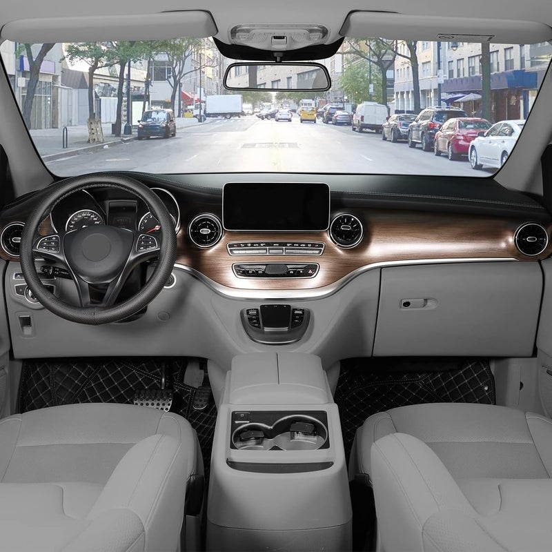 SEG Direct Steering Wheel Cover Car Steering Wheel Cover Microfibre Leather 37-39 cm Black - Image 4