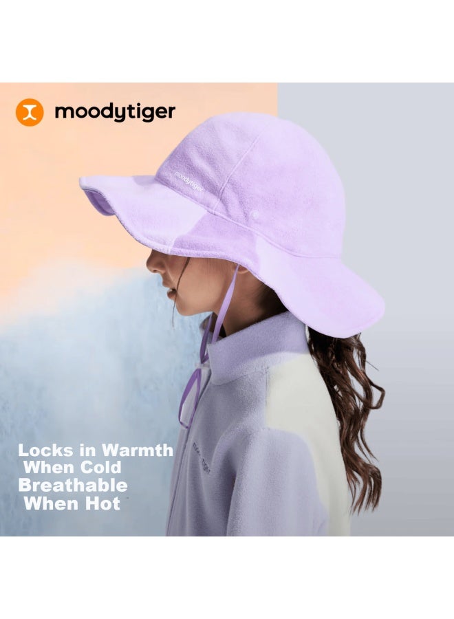 Moodytiger Kids Water-repellent Breathable Spring Autumn Boys Baseball Cap Sports Sweat-absorbing Casual Bucket Hat Girls Warm Leather Hat - Image 1