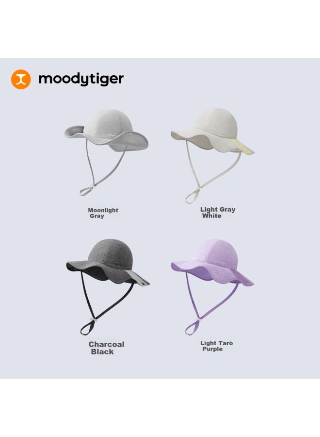 Moodytiger Kids Water-repellent Breathable Spring Autumn Boys Baseball Cap Sports Sweat-absorbing Casual Bucket Hat Girls Warm Leather Hat - Image 2