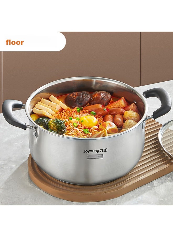 Joyoung Soup Pot, 316l Stainless Steel, Noodle Cooking Pot, Small Milk Pot, Baby Food Pot, Stew Pot, 20cm Small Hot Pot, Ct533 - Image 2