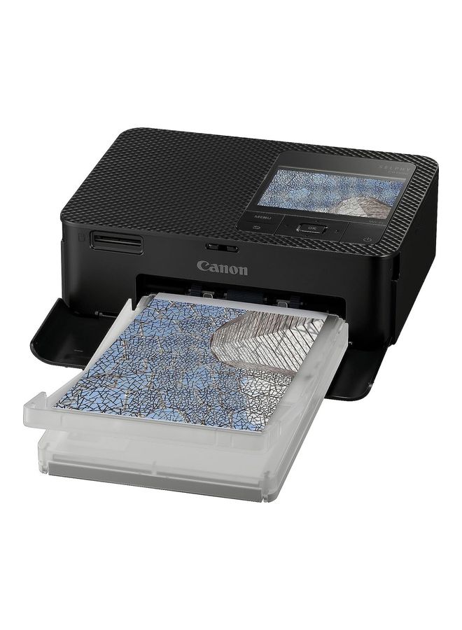 Canon Selphy CP1500 With 108 Sheet And Ink Set Black - Image 2