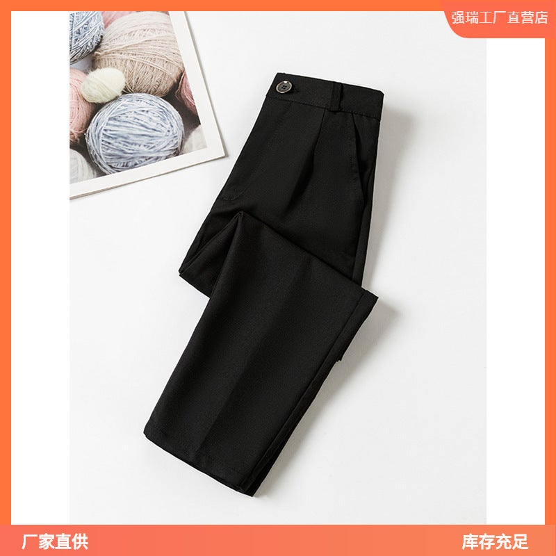Boys' Trousers Children'S Black Navy Blue Straight Pants Campus Large Children'S Trousers For Performance Piano Plaid Suit Trend - Image 2