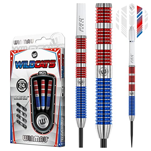 Winmau Wildcats 24 Gram Tungsten Darts Set with Flights and Stems (Shafts) - Image 5
