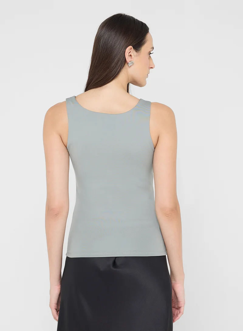 VERO MODA Square Neck Reversible Tank Top
