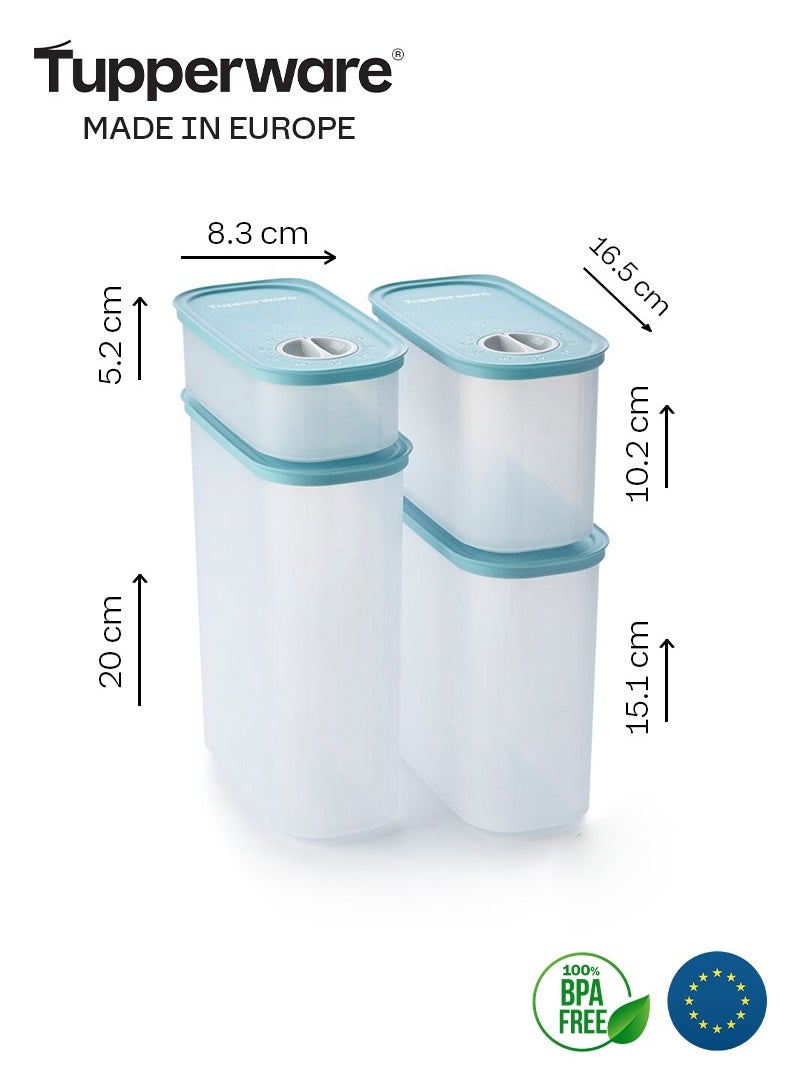 Tupperware - Tupperware Oval Time Keeper (Set Of 4) Dry Storage - Image 1