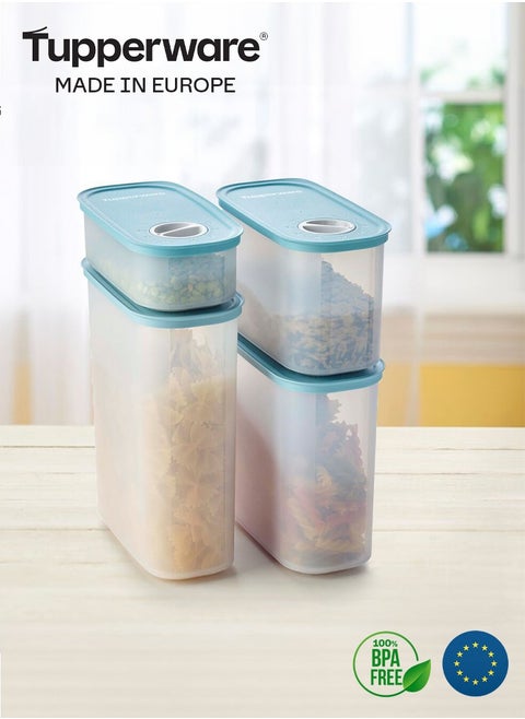 Tupperware Oval Time Keeper (Set Of 4) Dry Storage