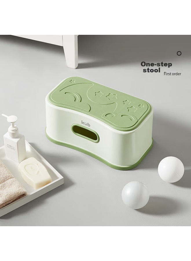 Kub Children's Foot Stool, Baby Step Stool, Non-slip, For Washing Face And Hands, Step Stool, Small Bench, Single-layer Foot Stool - Image 1
