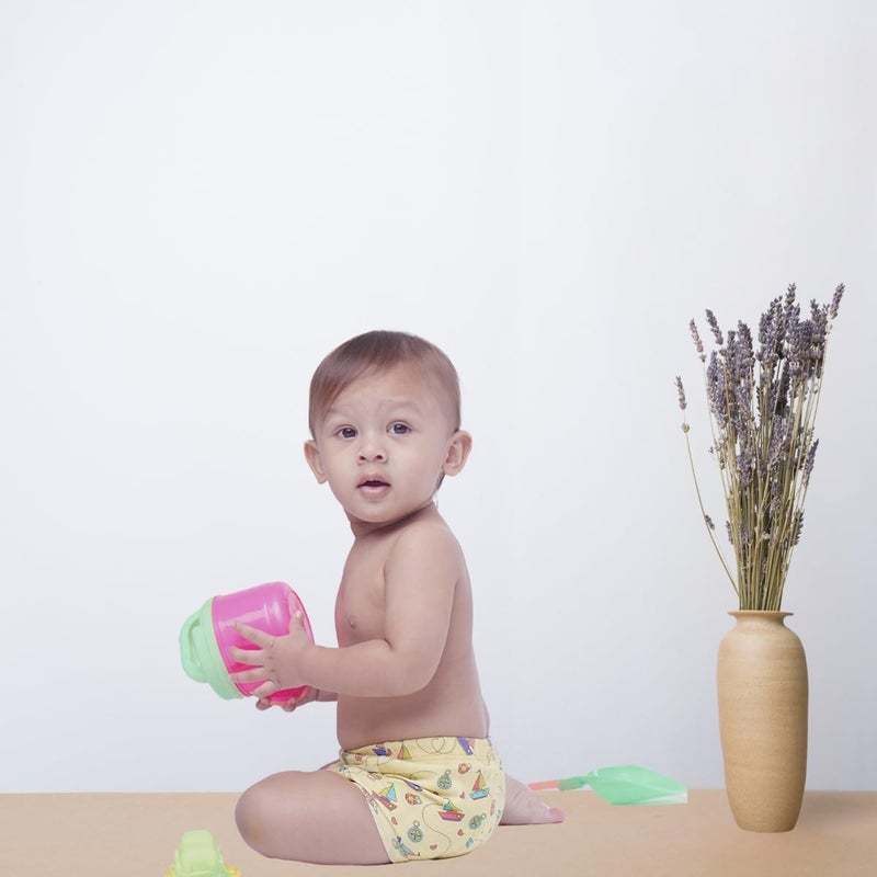 SNUGKINS Potty Training Pants for Kids 100% Cotton (Size 9-12months) - Pack of 1 - Boat - Image 4